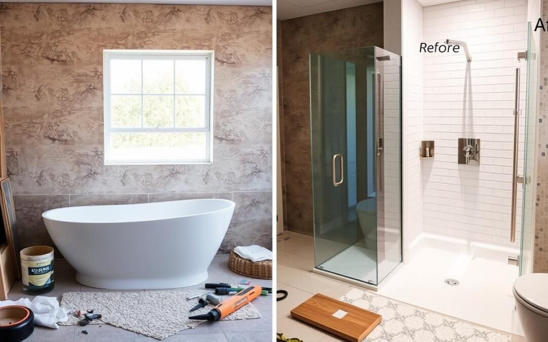 Transforma tu baño: Cómo cambiar de bañera a ducha