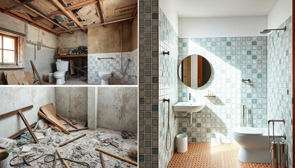 proceso de reforma de baños en Málaga